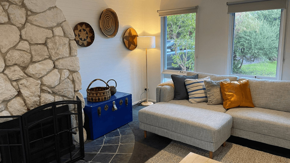 renovation project to uplift woman megan brock st andrews property living room fire place